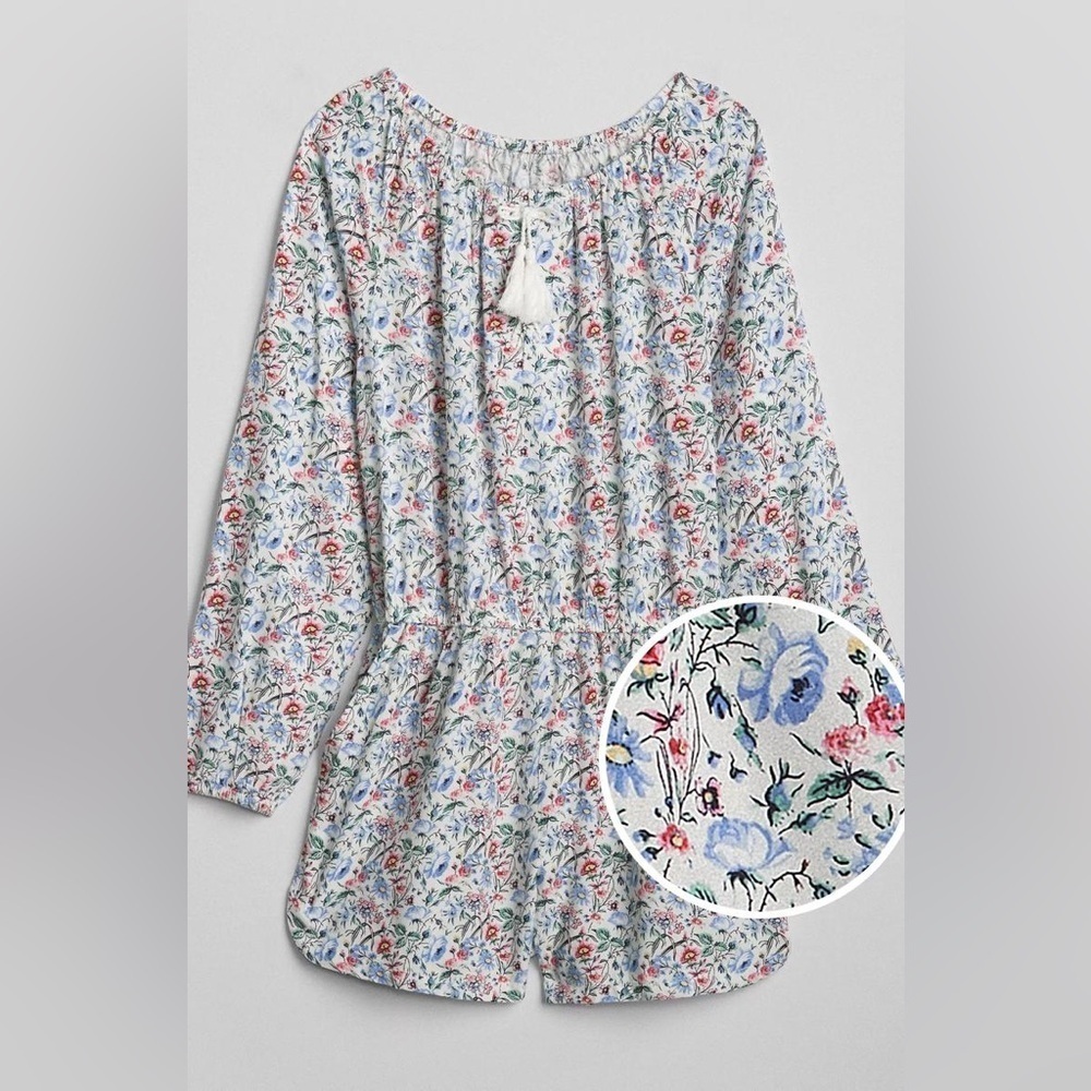 Gap Floral Shortall Jumpsuit, size “Large” 10